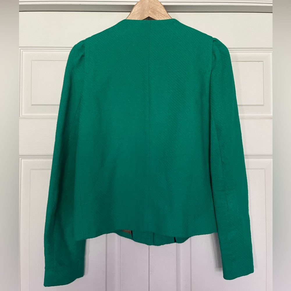 {Mng By Mango} Blazer Jacket In Green - Womens Xs - image 8